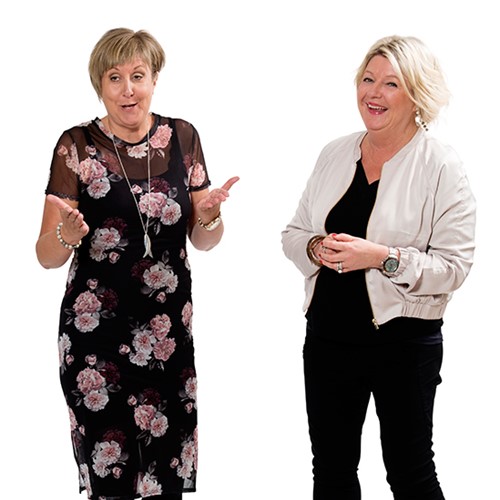 Sara Lindberg och Maria Flanagan Sundqvist